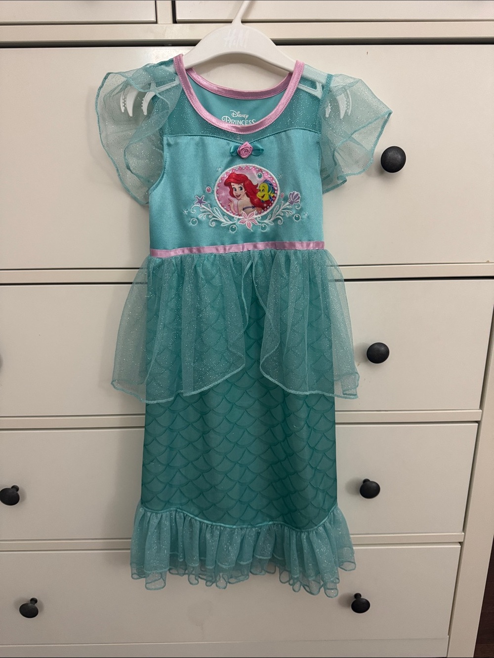 Disney Ariel Teal and Pink Girls' Nightgown